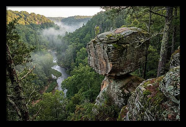 Pivot Rock Overlooking The Valley
