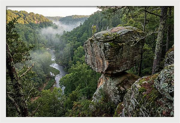Pivot Rock Overlooking The Valley