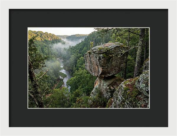 Pivot Rock Overlooking The Valley
