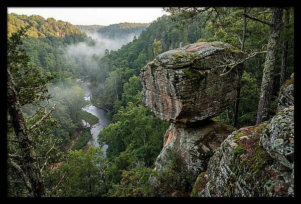 Pivot Rock Overlooking The Valley