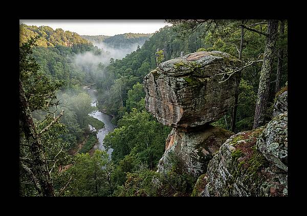 Pivot Rock Overlooking The Valley