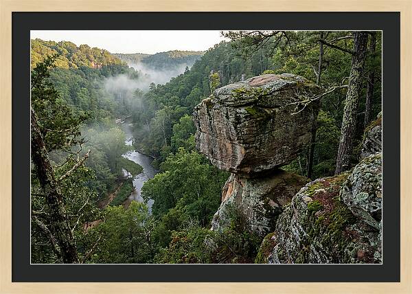 Pivot Rock Overlooking The Valley