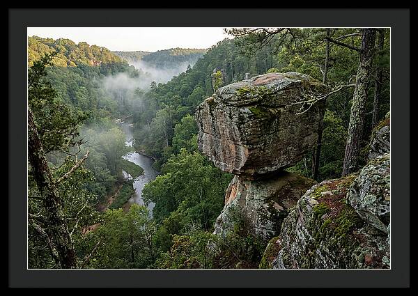 Pivot Rock Overlooking The Valley