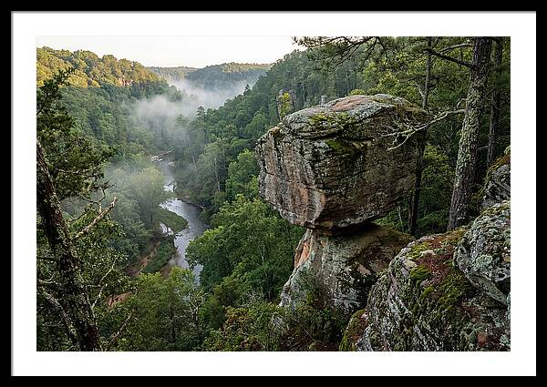 Pivot Rock Overlooking The Valley
