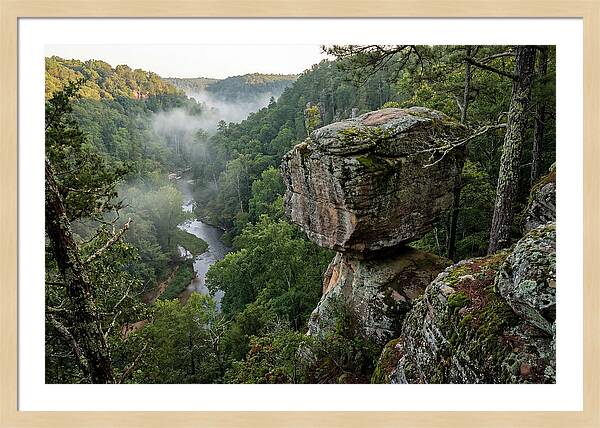 Pivot Rock Overlooking The Valley