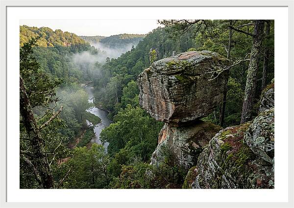 Pivot Rock Overlooking The Valley