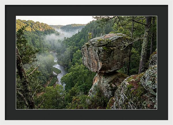 Pivot Rock Overlooking The Valley