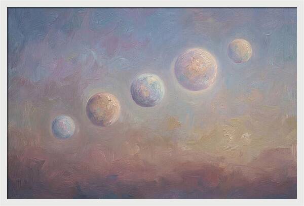 Planets Aligned In Evening Sky