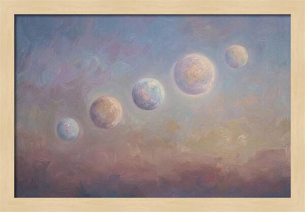Planets Aligned In Evening Sky