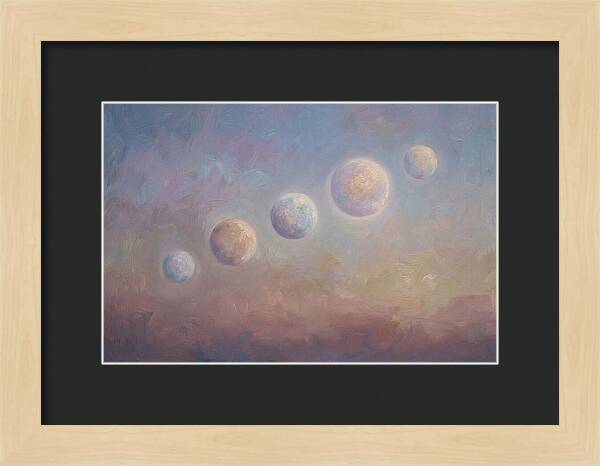 Planets Aligned In Evening Sky