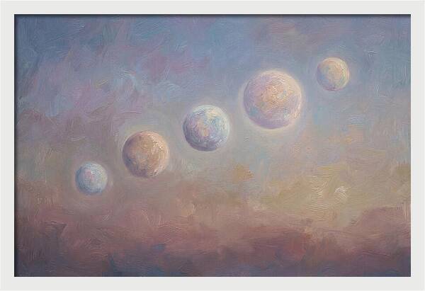 Planets Aligned In Evening Sky