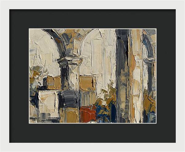 Plantation Ruins In Palette Knife