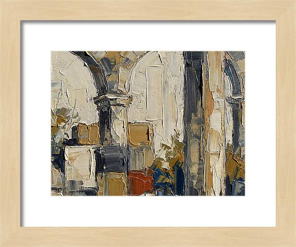 Plantation Ruins In Palette Knife