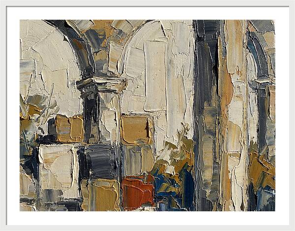 Plantation Ruins In Palette Knife
