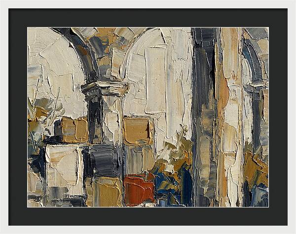Plantation Ruins In Palette Knife
