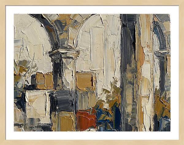 Plantation Ruins In Palette Knife