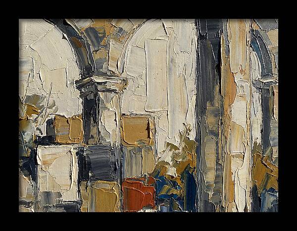 Plantation Ruins In Palette Knife