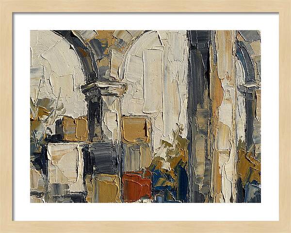 Plantation Ruins In Palette Knife