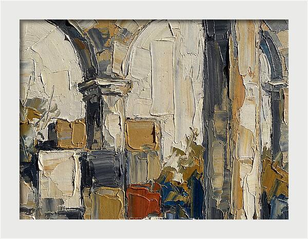 Plantation Ruins In Palette Knife