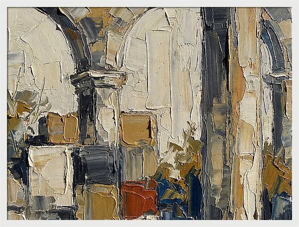 Plantation Ruins In Palette Knife