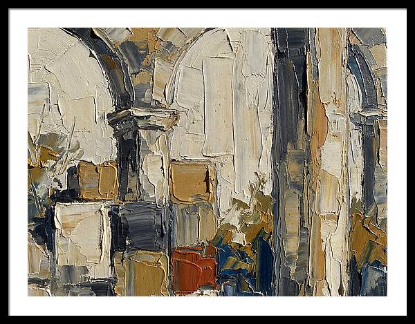 Plantation Ruins In Palette Knife