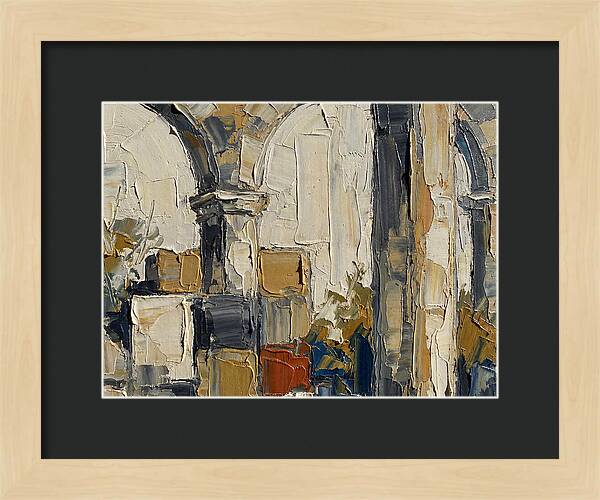 Plantation Ruins In Palette Knife