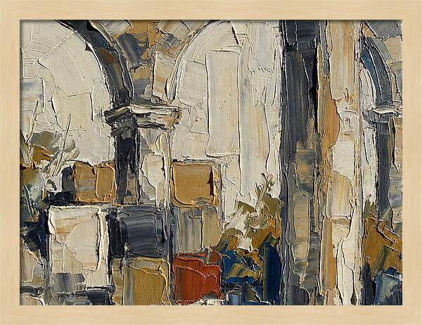 Plantation Ruins In Palette Knife