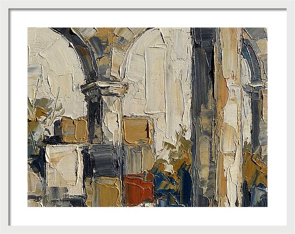 Plantation Ruins In Palette Knife