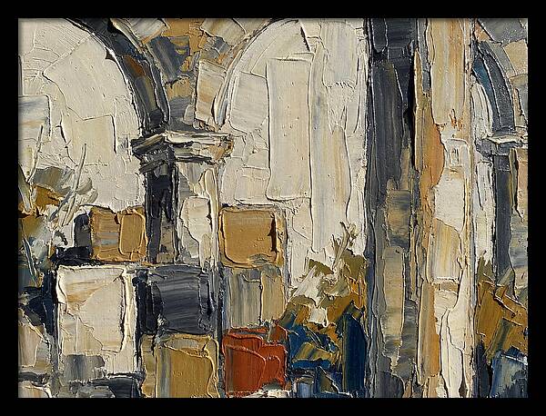 Plantation Ruins In Palette Knife