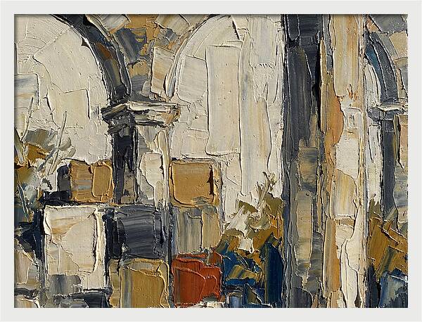 Plantation Ruins In Palette Knife