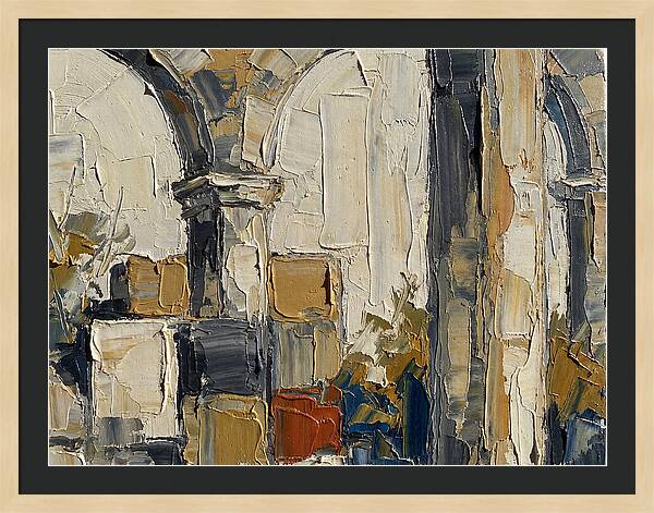Plantation Ruins In Palette Knife
