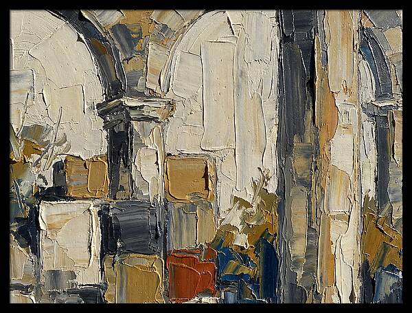 Plantation Ruins In Palette Knife