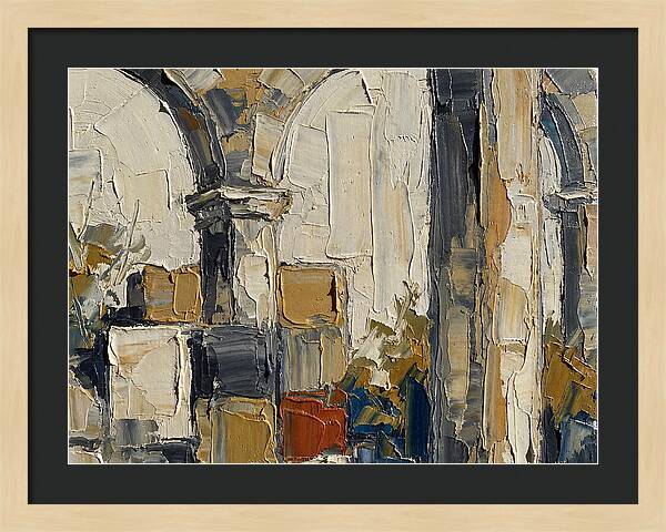 Plantation Ruins In Palette Knife