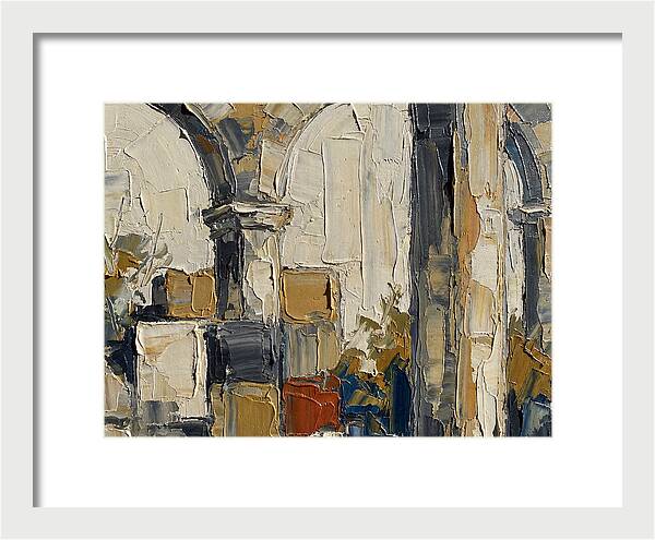 Plantation Ruins In Palette Knife