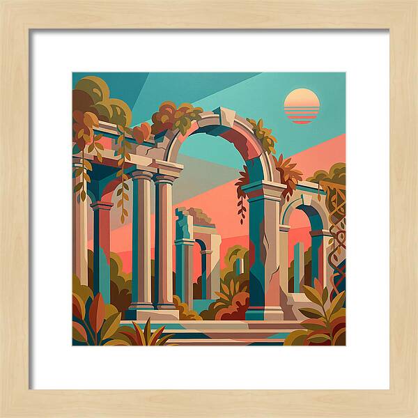 Plantation Ruins In Vibrant Hues