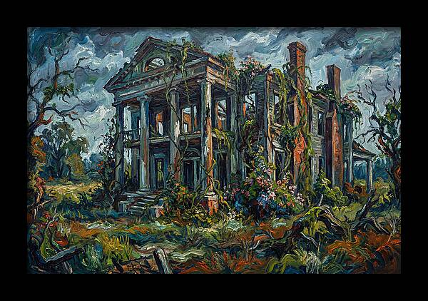 Plantation Ruins Overgrown Beauty