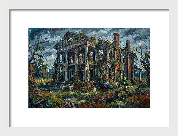 Plantation Ruins Overgrown Beauty