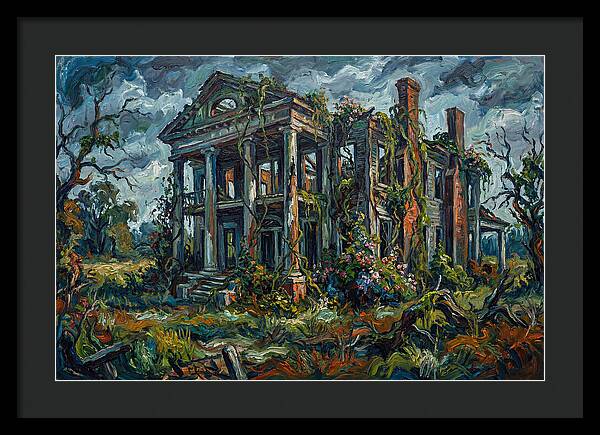 Plantation Ruins Overgrown Beauty