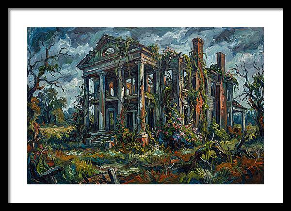 Plantation Ruins Overgrown Beauty
