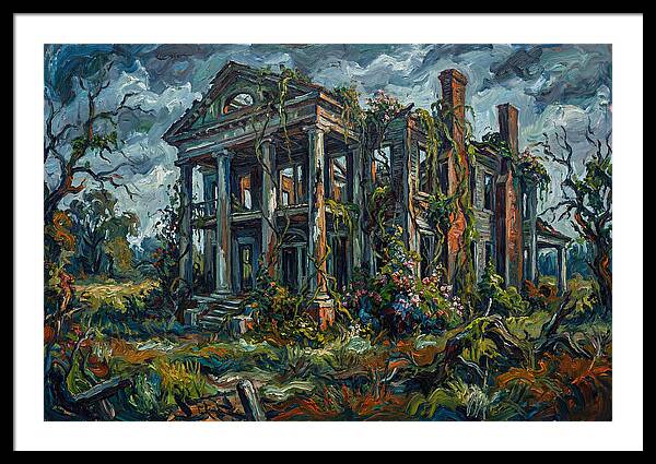 Plantation Ruins Overgrown Beauty