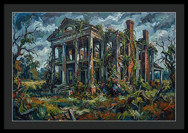 Plantation Ruins Overgrown Beauty