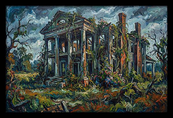 Plantation Ruins Overgrown Beauty