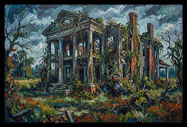 Plantation Ruins Overgrown Beauty