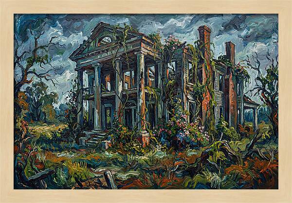Plantation Ruins Overgrown Beauty