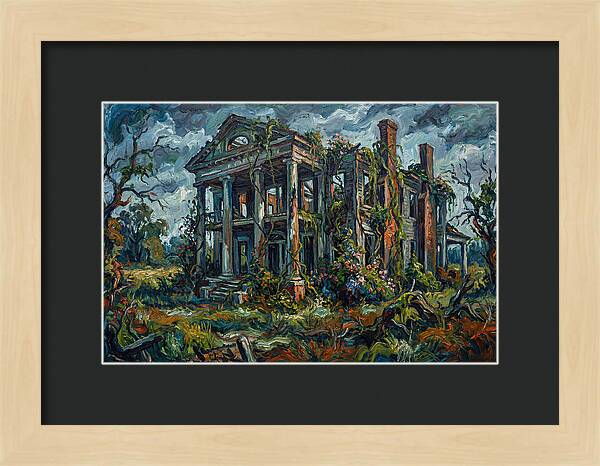 Plantation Ruins Overgrown Beauty