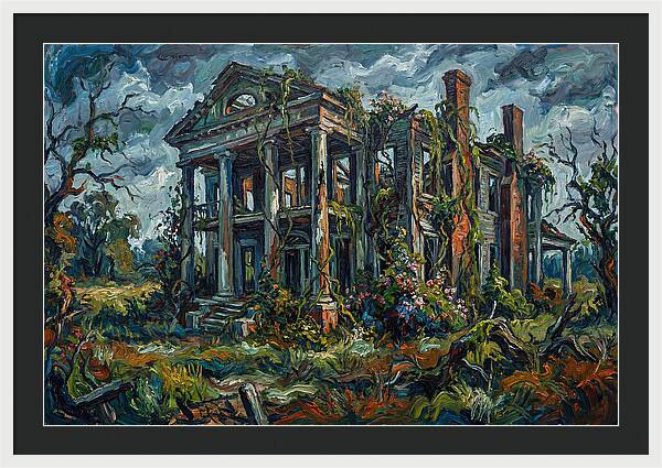 Plantation Ruins Overgrown Beauty