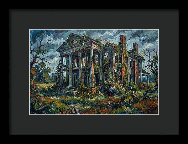 Plantation Ruins Overgrown Beauty