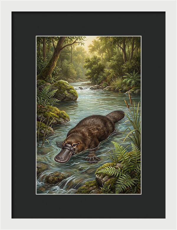 Platypus In Tranquil Waters