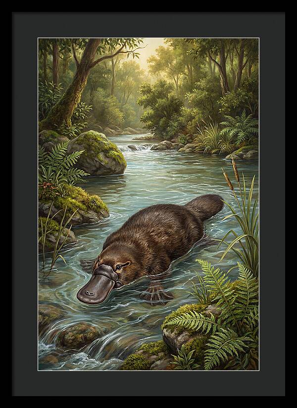 Platypus In Tranquil Waters