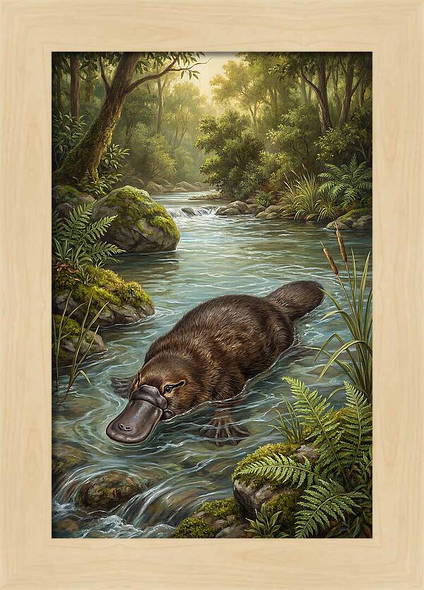 Platypus In Tranquil Waters